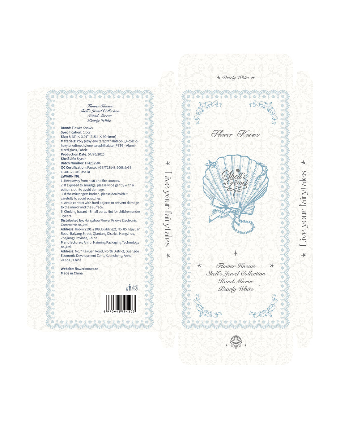 Deniz Mücevheri El Aynası